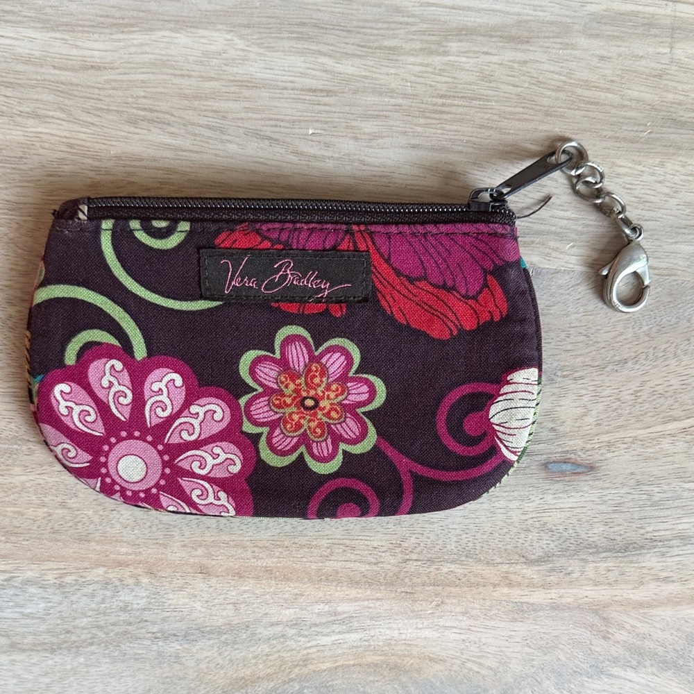 VERA BRADLEY Floral ID/Coin Pouch